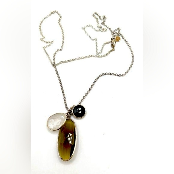 Stella & Dot Trinity Necklace - like New - Picture 1 of 4